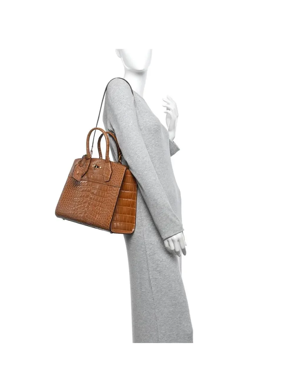 Louis Vuitton Alligator City Steamer Mm #300535L10B